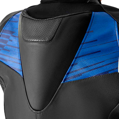 Tractech Evo D3o Jacket Blk/Blue Leather Md