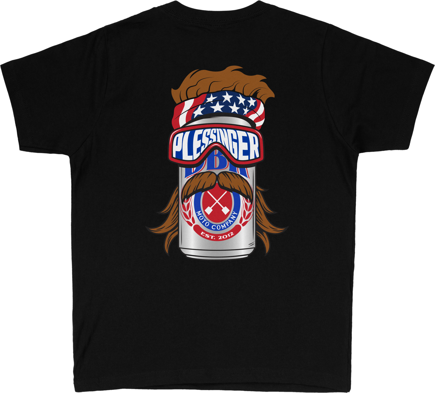Mullet Madness Youth Tee Black Yl
