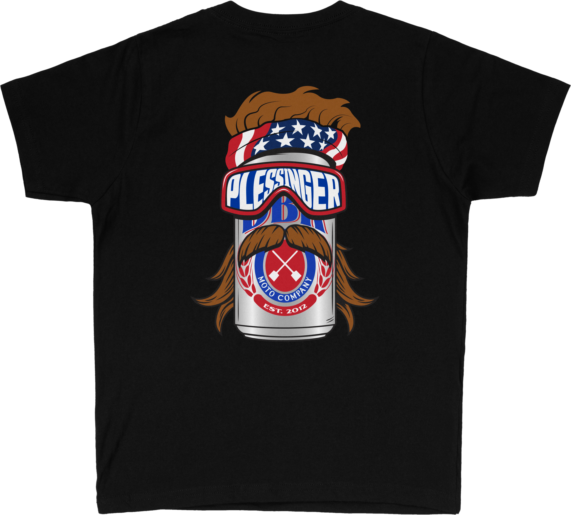 Mullet Madness Youth Tee Black Yl