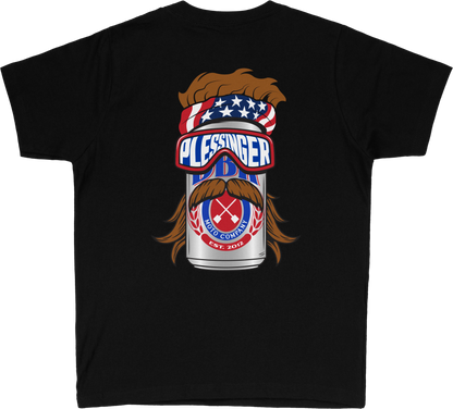 Mullet Madness Youth Tee Black Yl