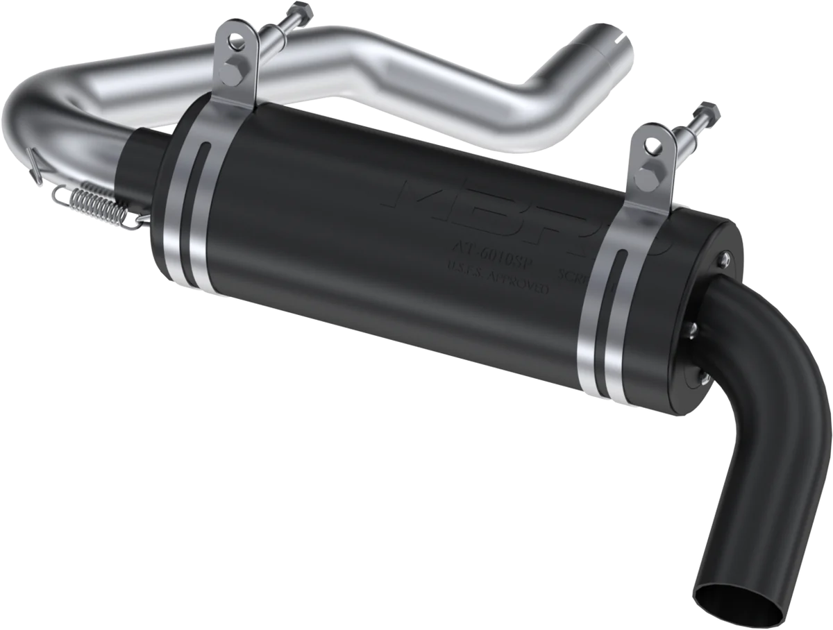 Single Slip On System W/ 4.25" Performance Muffler Blk