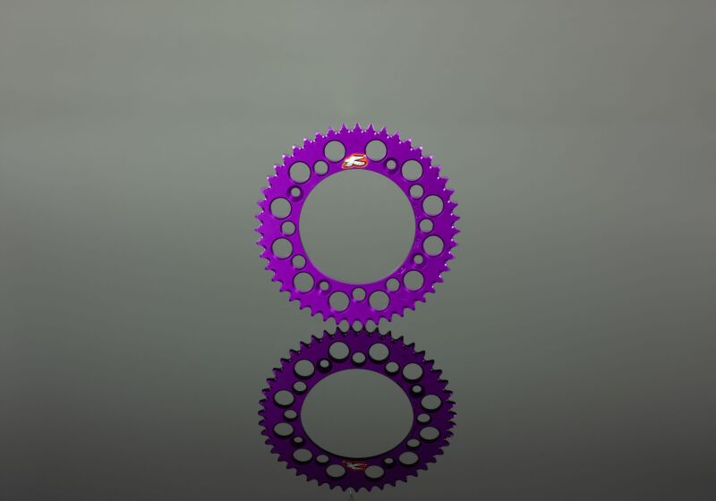Renthal 20-24 KTM 125-450 SX/XC/SX-F/ Husq  Rear Sprocket - Grooved Purple 520-50 Teeth
