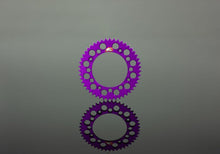 Renthal 04-24 KTM 85 SX/ Husq TC85/ GasGas MC85 Rear Grooved Sprocket - Purple 428-46P Teeth