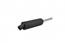 Single Slip On System W/ Utility Muffler Blk Kaw