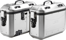 Dolomiti Monokey Side Case 36l Silver Pair