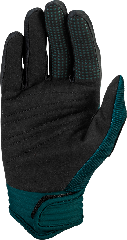 F 16 Gloves Teal/White Md