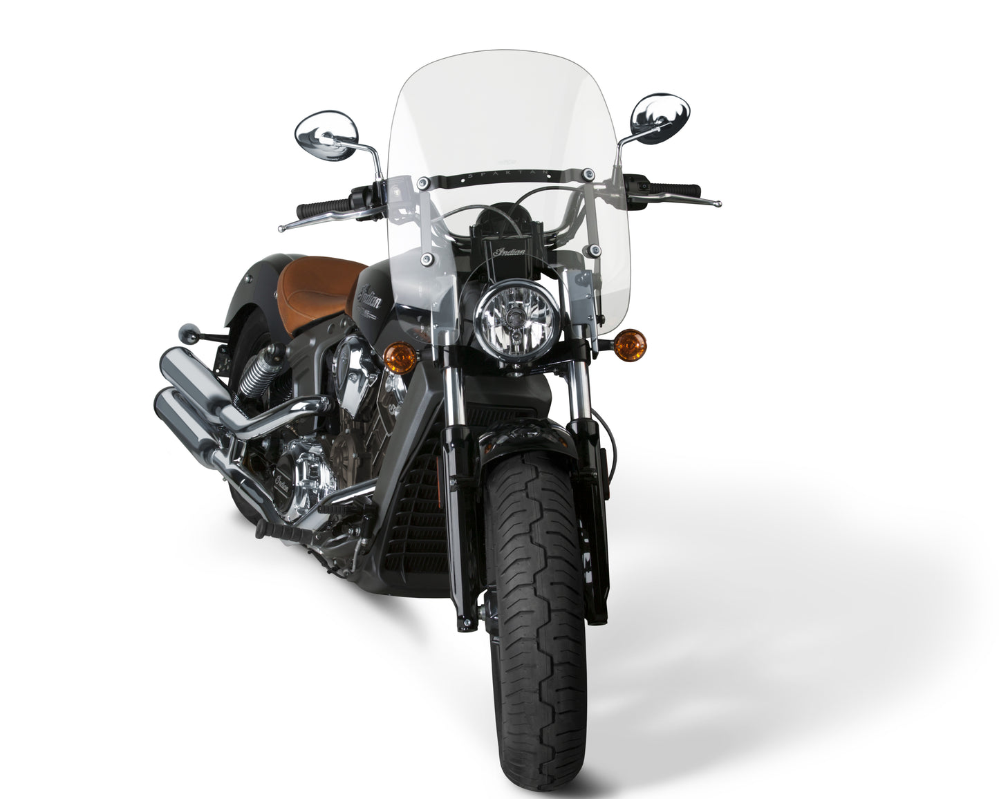 Spartan Windshield 16.25 Clear Quick Release Indian