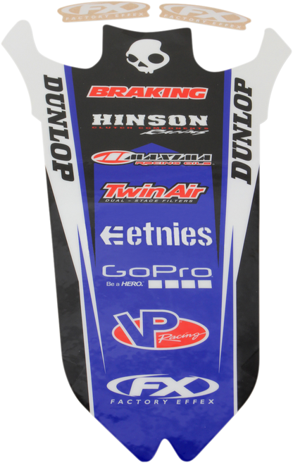 FACTORY EFFEX Rear Fender Graphic - YZ 125/250 17-32216