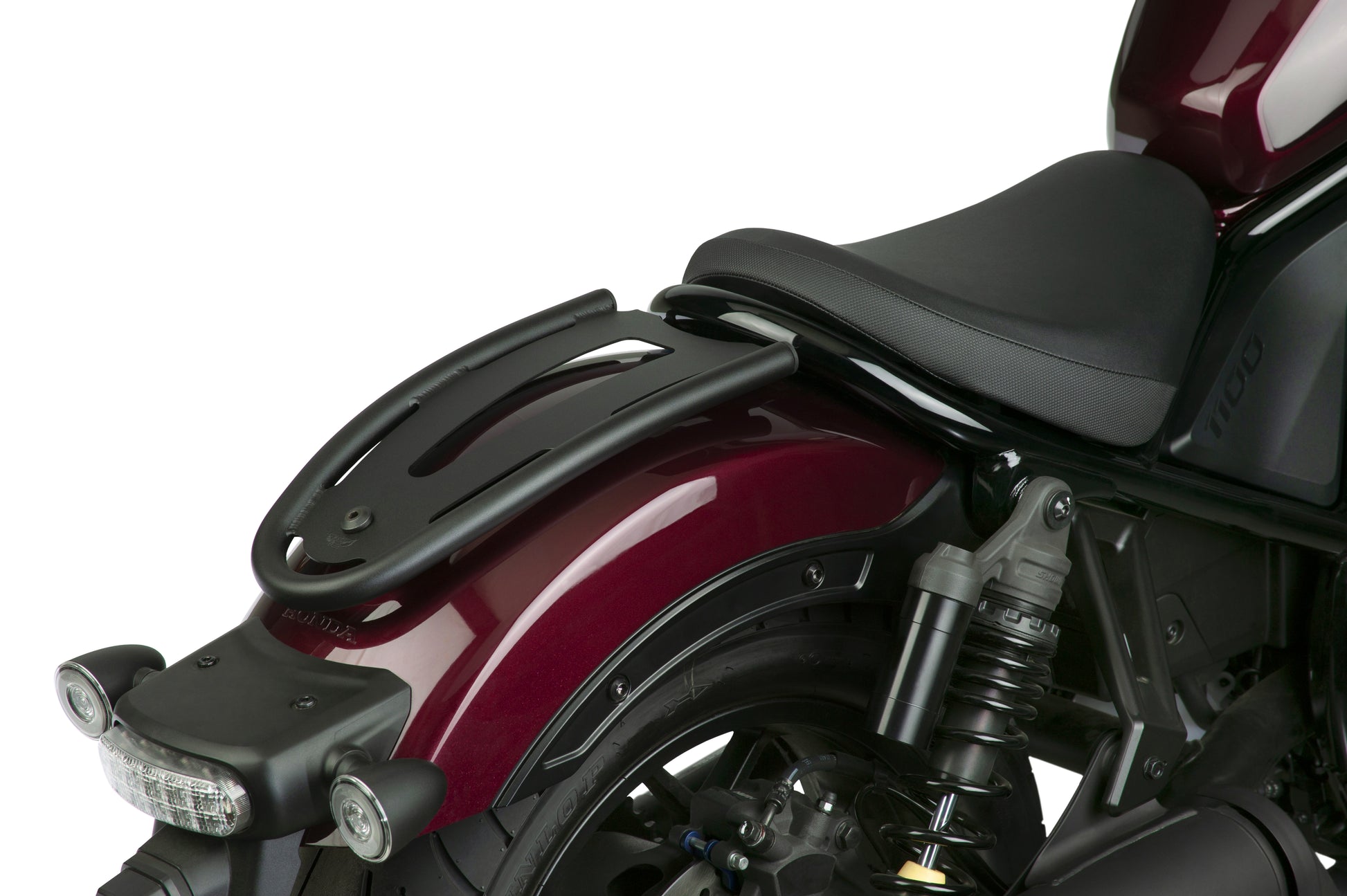 Rear Fender Luggage Rack Black Hon