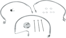 DRAG SPECIALTIES Brake Line - Front (Lower/Upper) - Stainless Steel 660510