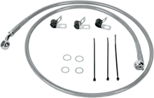 DRAG SPECIALTIES Brake Line - Front (Upper) - Stainless Steel 660214