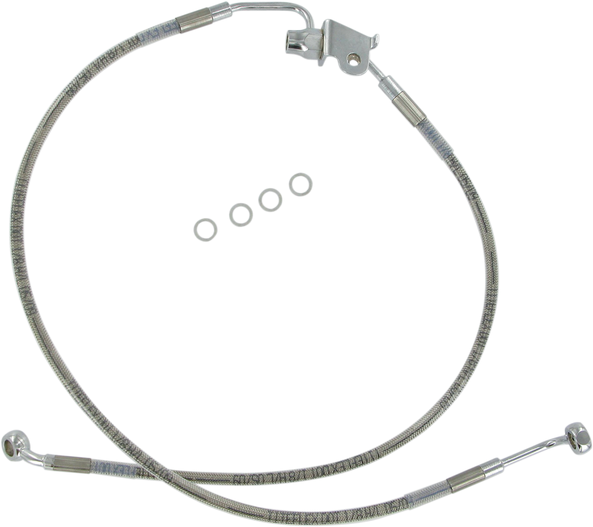 DRAG SPECIALTIES Brake Line - Rear - Stainless Steel 640229