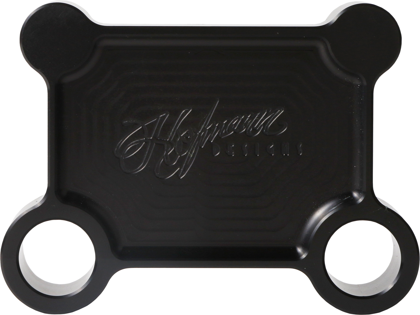 H/D Billet Pull Back Plate Black Batwing