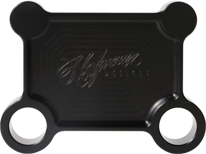 H/D Billet Pull Back Plate Black Batwing