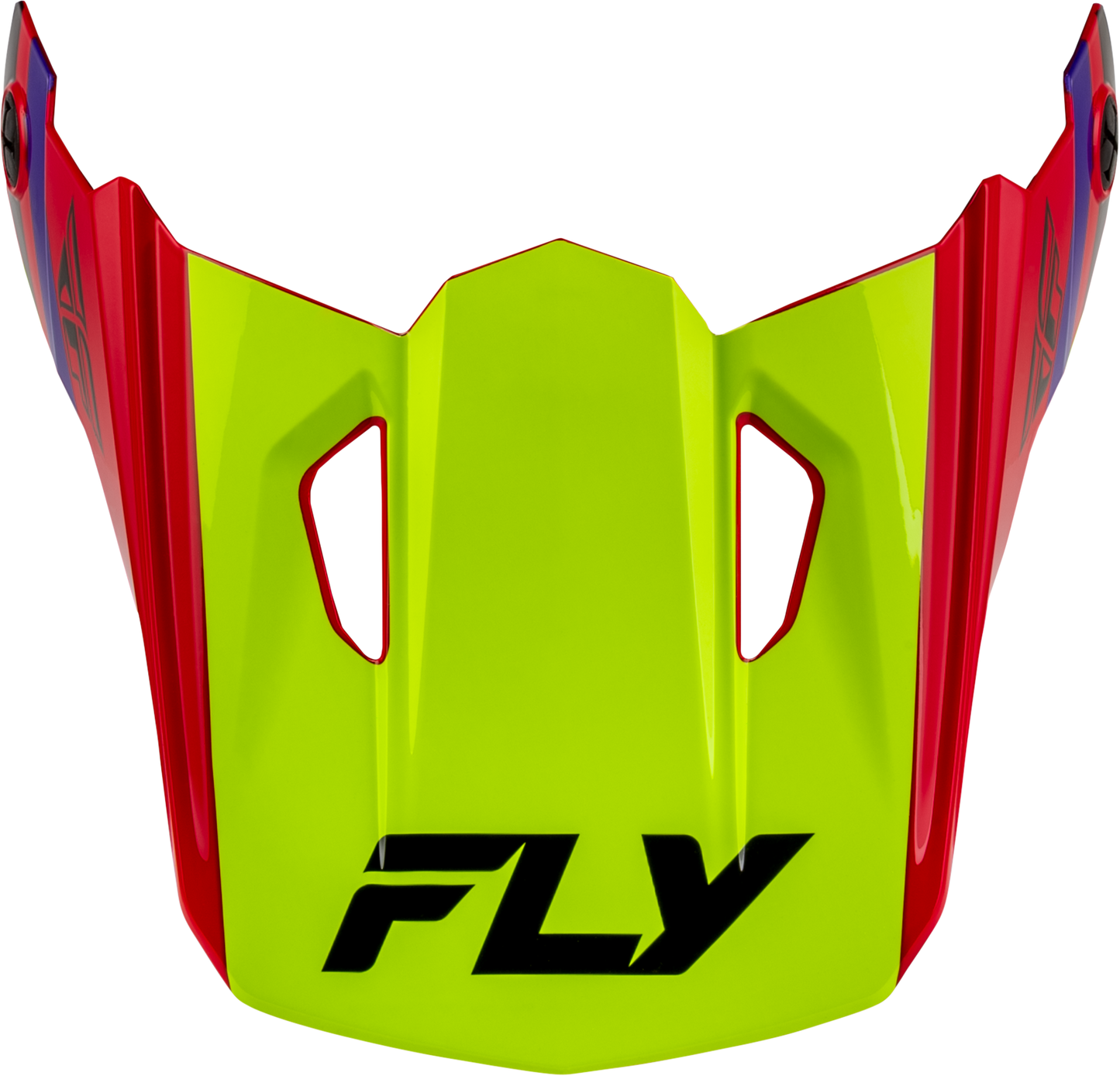 Yth Kinetic Scrap Helmet Visor Red/Hi Vis/Purple/Black Ys Yl