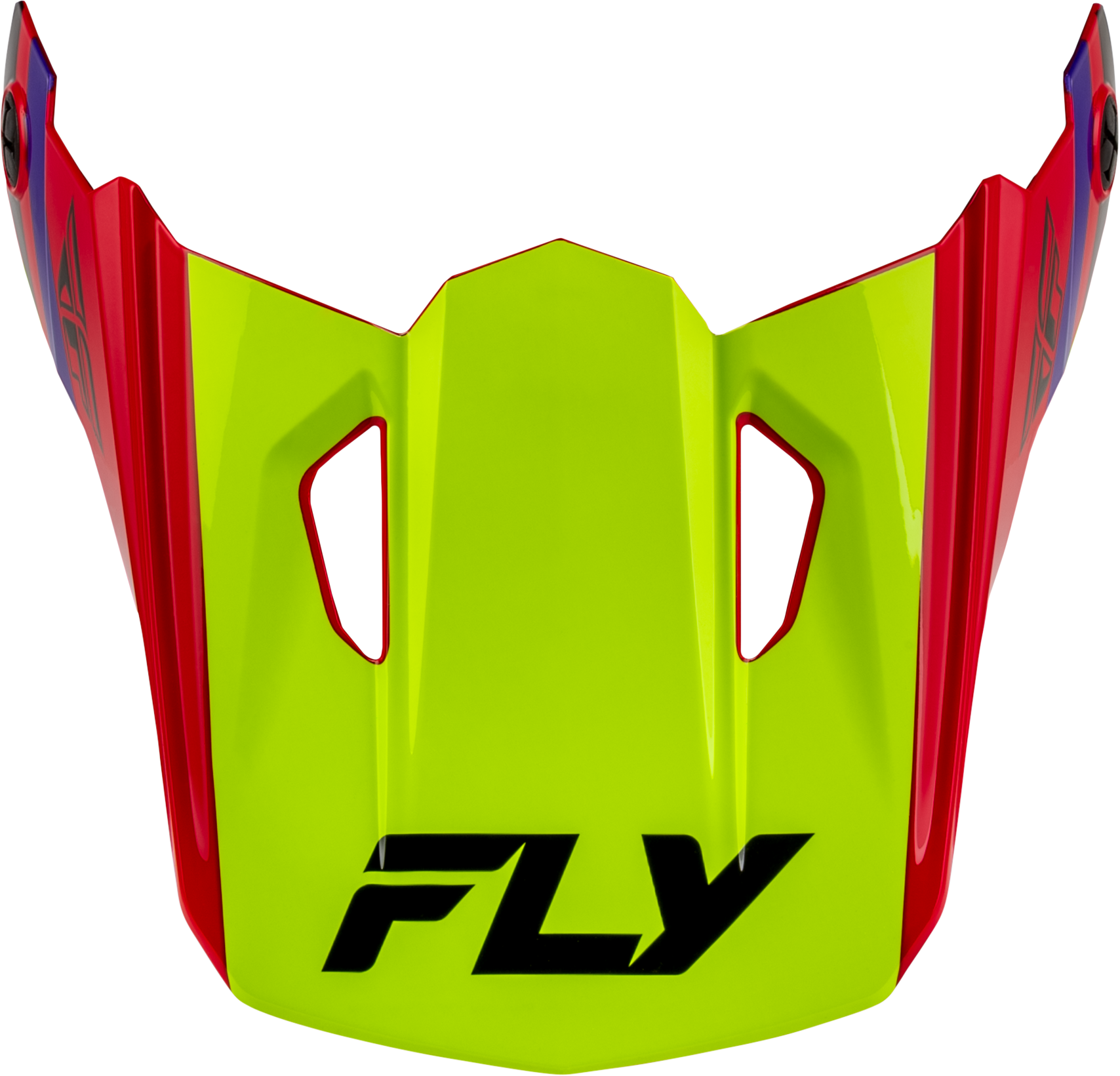 Yth Kinetic Scrap Helmet Visor Red/Hi Vis/Purple/Black Ys Yl