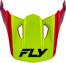 Yth Kinetic Scrap Helmet Visor Red/Hi Vis/Purple/Black Ys Yl