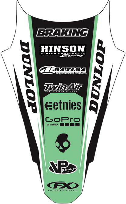 FACTORY EFFEX Rear Fender Graphic - KX 125/250 19-32120