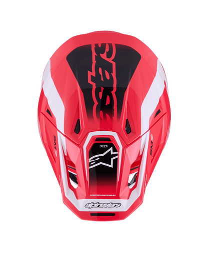 Sm7 Deed Helmet Red/Blk/Wht Glossy Xl