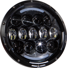Led Headlight 7" 105w Black 5500/3000 Lumens