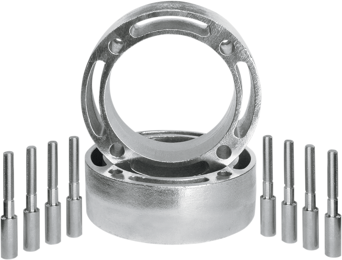 DURA BLUE Wheel Spacer - Easy-Fit - 2.5" - 4/156 - Front/Rear - Kit - Polaris UTV4156