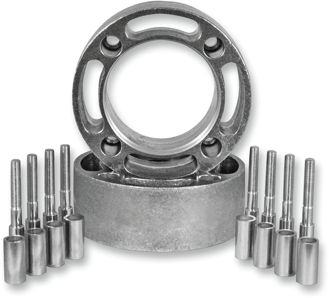 DURA BLUE Wheel Spacer - Easy-Fit - 2.5" - 4/137 - Front/Rear - Kit - Can Am/Kawasaki WS4137-10