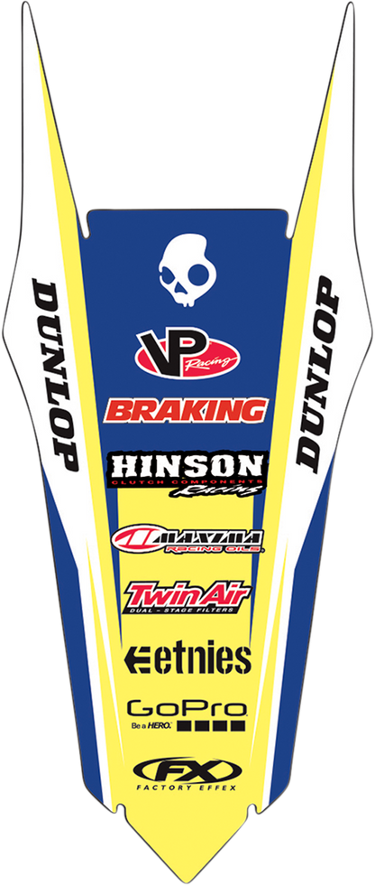 FACTORY EFFEX Rear Fender Graphic - Husqvarna 19-32620