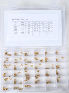 Large Round Main Jet Kit Ea. #72.5 152.5 4/Pk