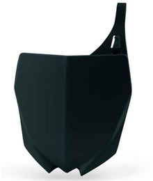 Front Number Plate Black