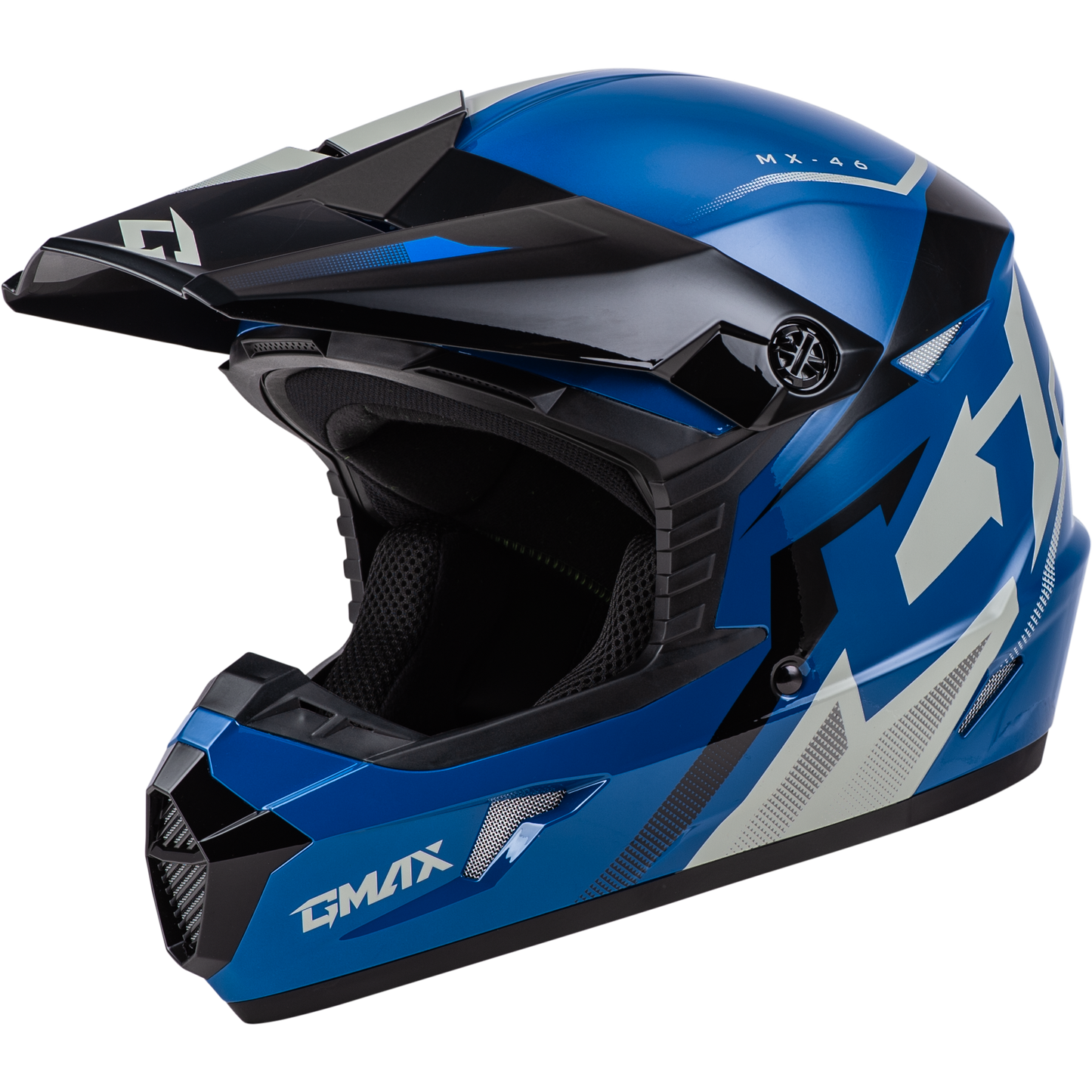 Mx 46 Compound Helmet Blue/Black/Grey 2x
