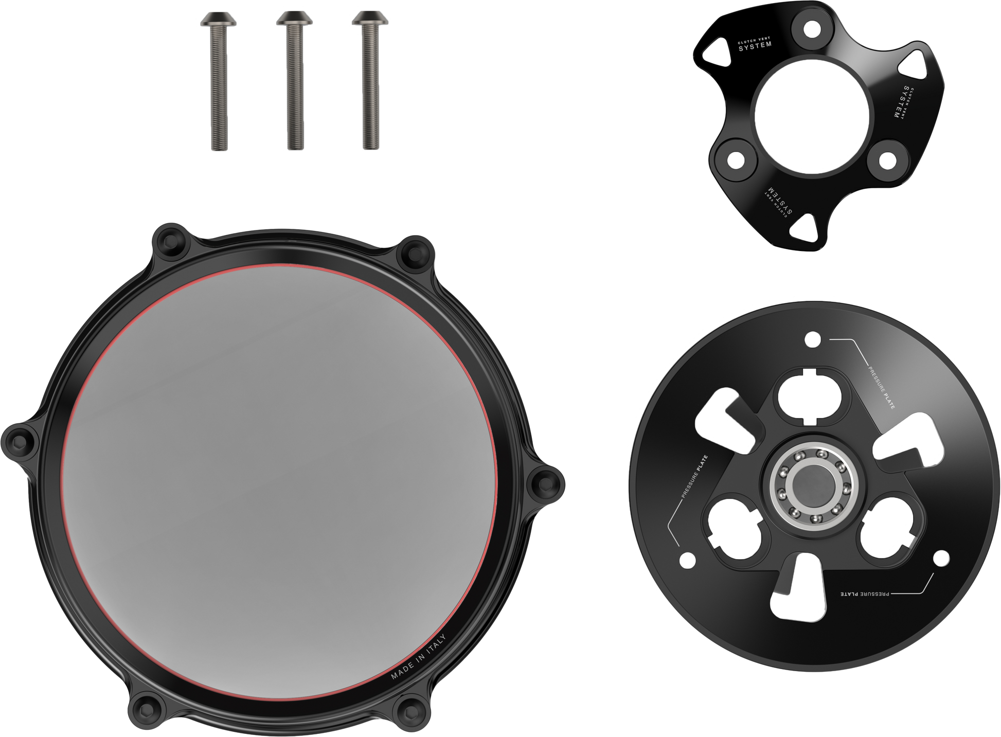 Clutch Cover Black Duc V4