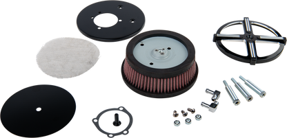 X Force Air Cleaner Kit Black/Raw