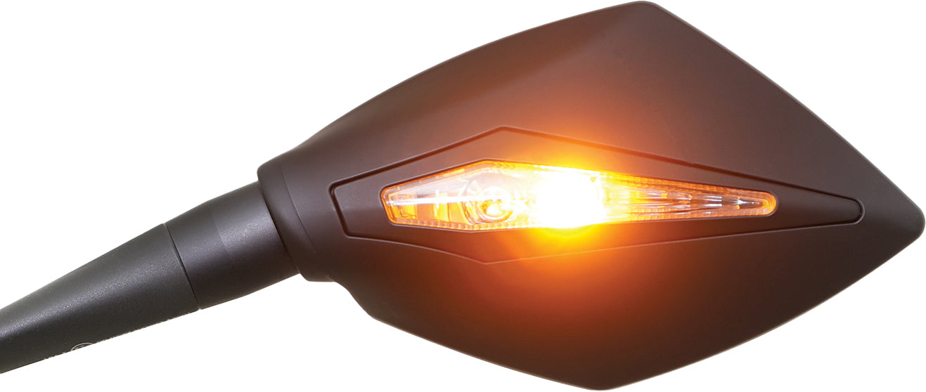 Apex M10 Mirrors W/Indicators Pr Black