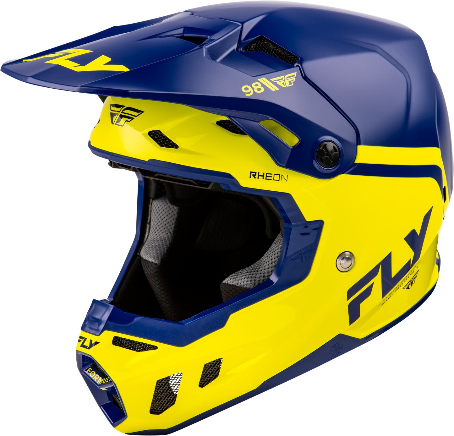 Formula Cc Objective Helmet Navy/Yellow Md