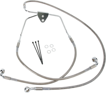 DRAG SPECIALTIES Brake Line - Front - +2" - Touring - Stainless Steel 620085-2