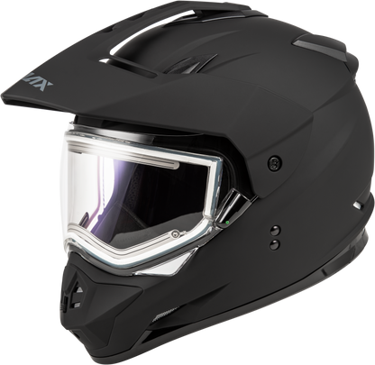 Gm 11s Snow Helmet W/ Elec Shield Matte Black Xs