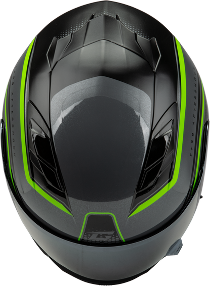 Ff 98 Aftershock Helmet Grey/Neon Green Xl