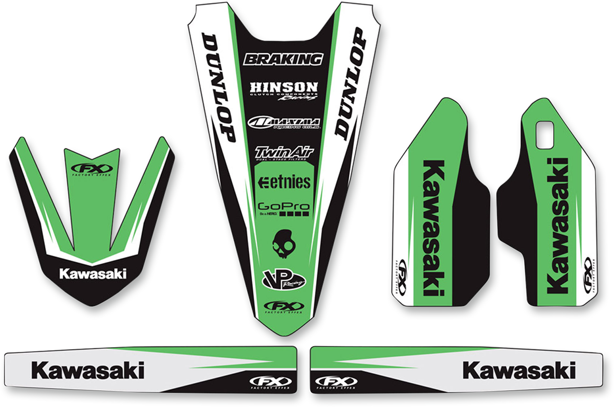 FACTORY EFFEX Trim Kit Graphic - Kawasaki 19-50130