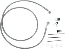 DRAG SPECIALTIES Brake Line - Front - +8" - Stainless Steel 660214-8