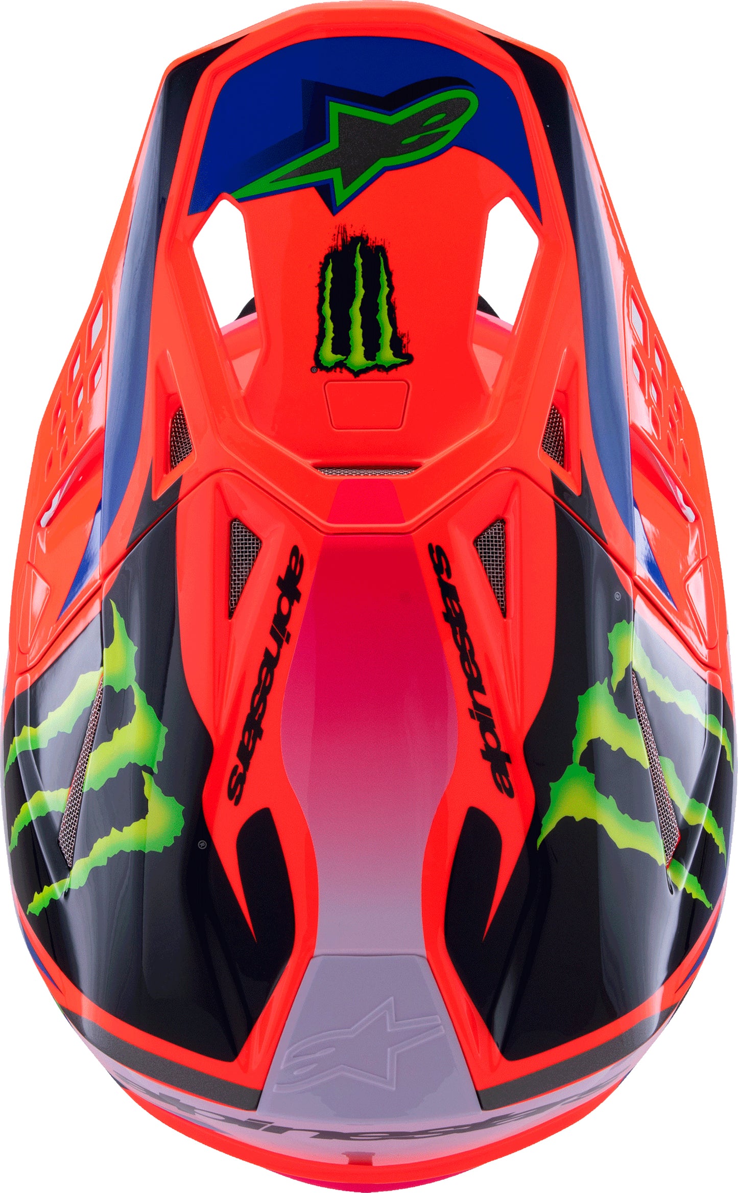 S M10 Deegan Helmet Orng Flo/Prpl/Pnk Fluo Xl