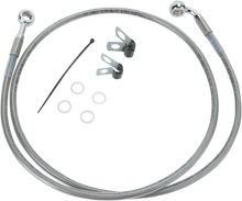 DRAG SPECIALTIES Brake Line - Front - +6" - Stainless Steel 640210-6