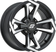 Riot Wheel 12x7 4/110 5+2 (+10mm) Blk/Machined
