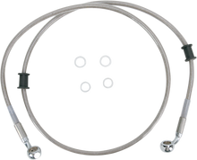 DRAG SPECIALTIES Brake Line - Front (Upper) - Stainless Steel 660323