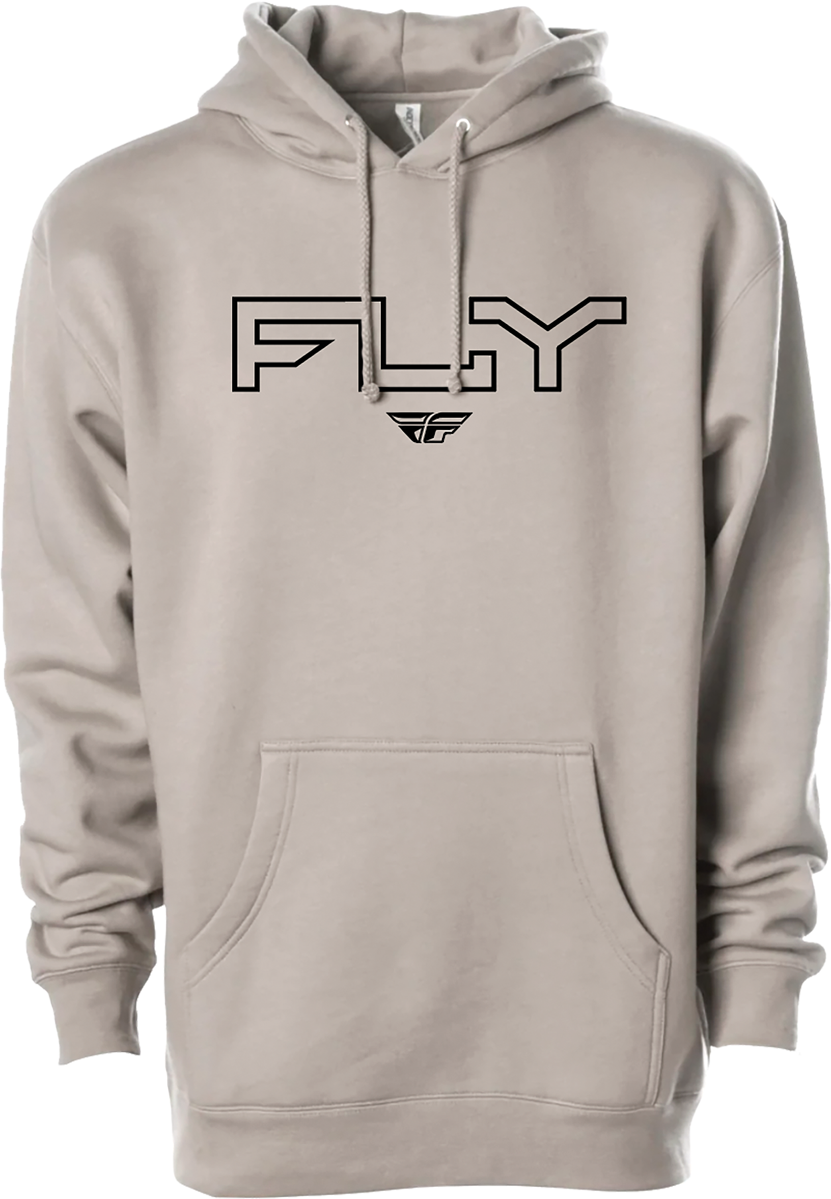 Fly Edge Hoodie Cement 2x
