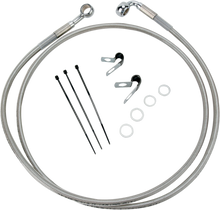 DRAG SPECIALTIES Brake Line - Front - +10" - Stainless Steel 640113-10