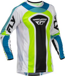 Lite Le Current Jersey White/Lime/Blue 2x