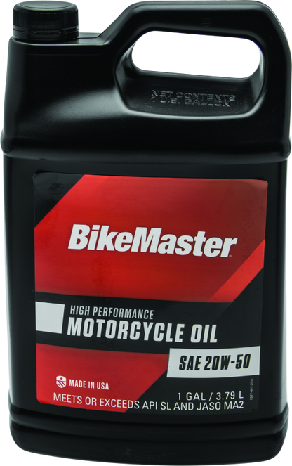 BikeMaster 20W50 Performance Oil - Gallon