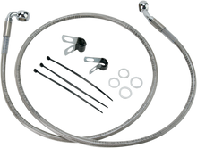 DRAG SPECIALTIES Brake Line - Front - +10" - Stainless Steel 640112-10