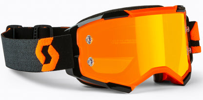 Fury Goggle Orange/Black Orange Chrome Works