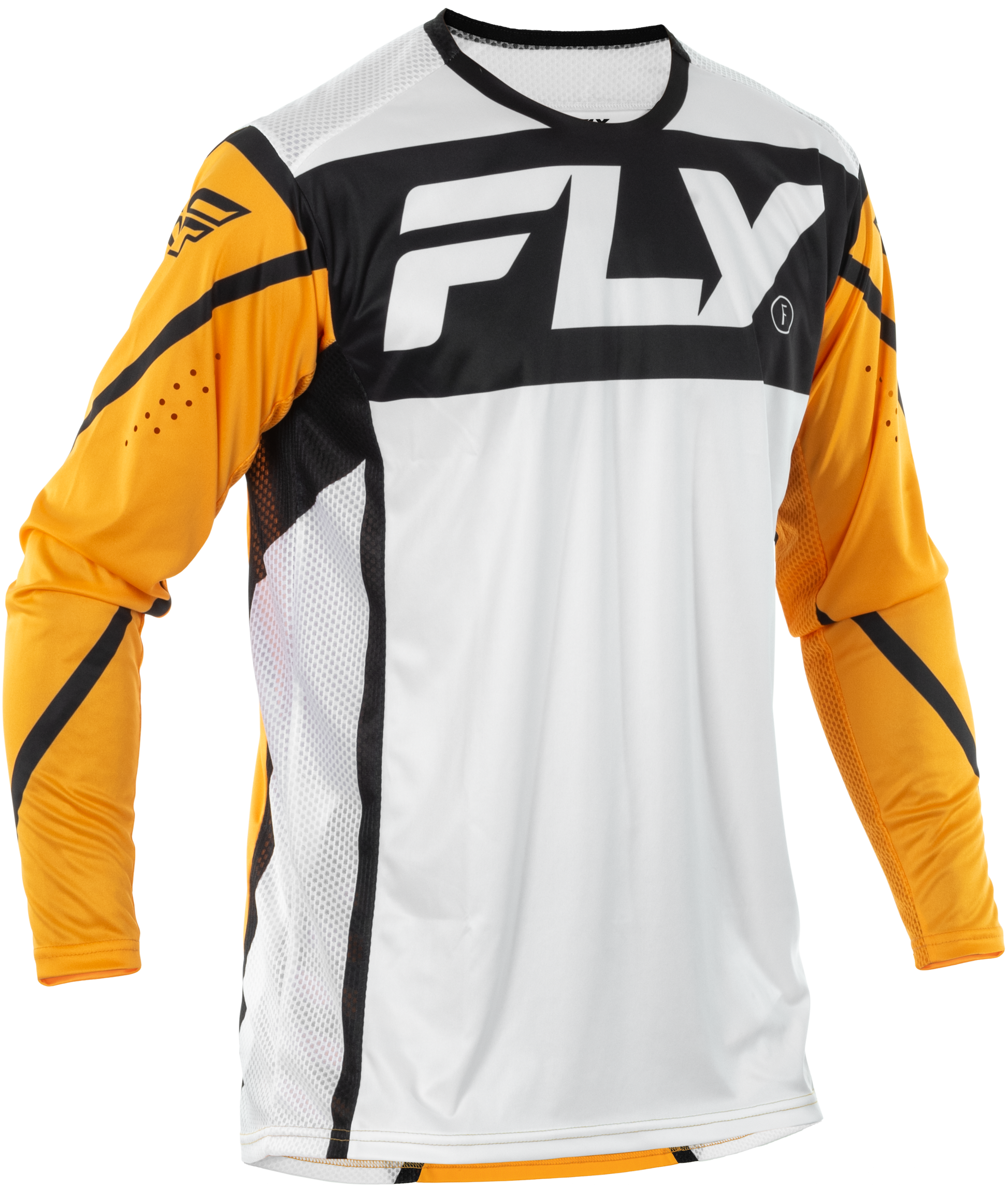 Lite Jersey White/Black/Mustard Lg
